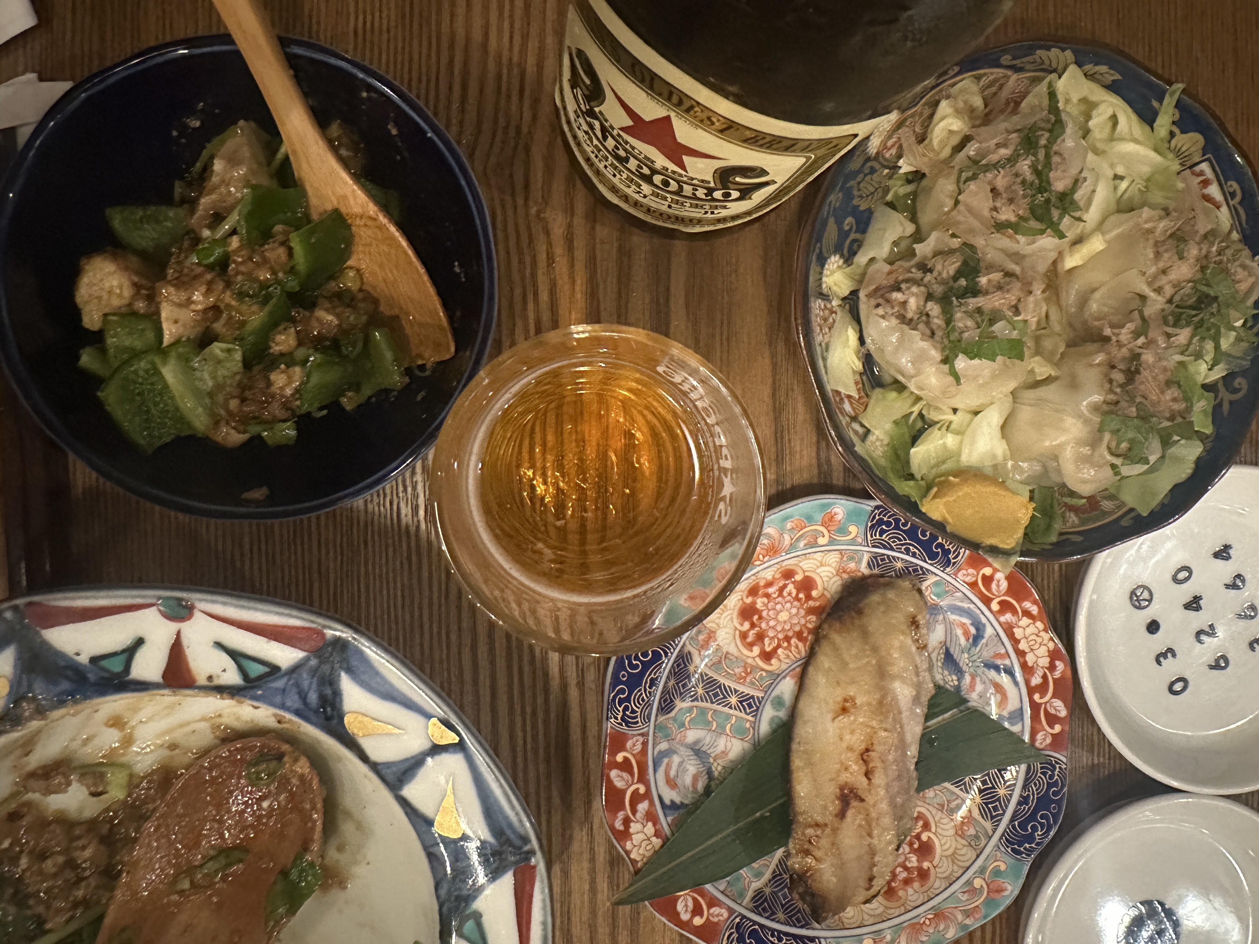 長野横笛丸盆5膳共箱